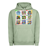 Pigment Oil Green autism Urban Hoodie - JahusDesignShop
