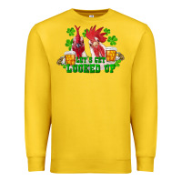 Lemon st. patricks day roosters lets get lucked up Premium Sweatshirt - RanaPortraitStore