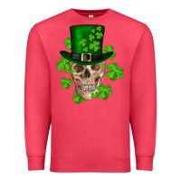 Cardinal st. patricks day skull Premium Sweatshirt - RanaPortraitStore