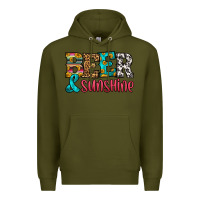 Army Green beer and sunshine Premium Hoodie - HRA Design Shop