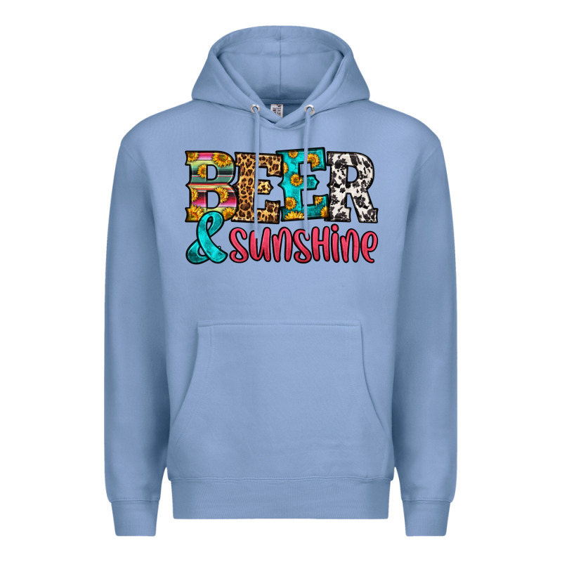 Beer And Sunshine Premium Hoodie by HRA Design Shop | Teevron