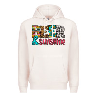Pale Pink beer and sunshine Premium Hoodie - HRA Design Shop