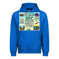 Cobalt life is better by the campfire Urban Hoodie - JahusDesignShop