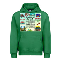 Emerald life is better by the campfire Urban Hoodie - JahusDesignShop