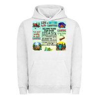 Pigment Lunar Rock life is better by the campfire Urban Hoodie - JahusDesignShop