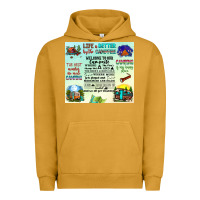 Pigment Peanut Butter life is better by the campfire Urban Hoodie - JahusDesignShop