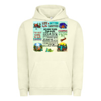 Pigment Pistachio life is better by the campfire Urban Hoodie - JahusDesignShop