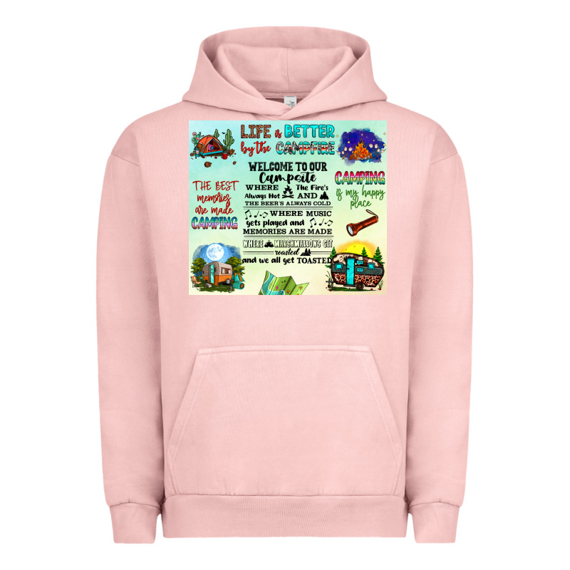 Life Is Better By The Campfire Urban Hoodie by JahusDesignShop | Teevron