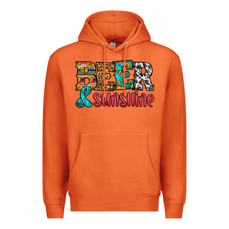 Beer And Sunshine Premium Hoodie by HRA Design Shop | Teevron