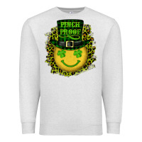 Oatmeal Heather st. patricks day pinch proof lucky face Premium Sweatshirt - RanaPortraitStore