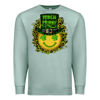 Seafoam st. patricks day pinch proof lucky face Premium Sweatshirt - RanaPortraitStore
