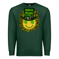 Sports Green st. patricks day pinch proof lucky face Premium Sweatshirt - RanaPortraitStore