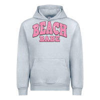 Heather Grey beach babe Urban Hoodie - JahusDesignShop