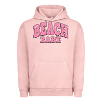 Pigment Salmon beach babe Urban Hoodie - JahusDesignShop