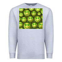 Heather Grey st. patricks day lucky face Premium Sweatshirt - RanaPortraitStore