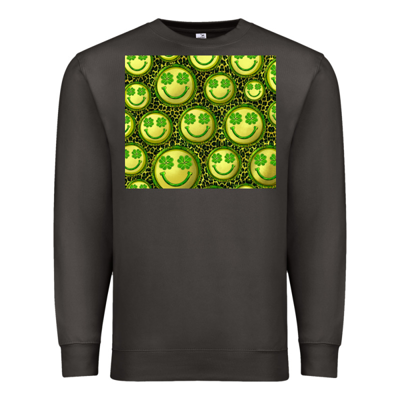St. Patricks Day Lucky Face Premium Sweatshirt by RanaPortraitStore | Teevron