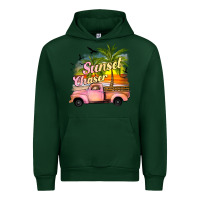 Forest Green sunset chaser Urban Hoodie - JahusDesignShop