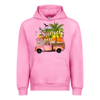 Fuchsia Pink sunset chaser Urban Hoodie - JahusDesignShop