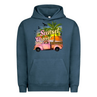 Pigment Midnight Navy sunset chaser Urban Hoodie - JahusDesignShop