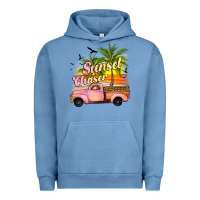 Pigment Pebble Blue sunset chaser Urban Hoodie - JahusDesignShop