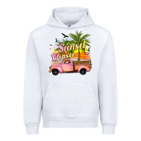 White sunset chaser Urban Hoodie - JahusDesignShop
