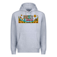 Heather Grey beer and sunshine 16oz libbey cup Premium Hoodie - HRA Design Shop