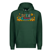 Sports Green beer and sunshine 16oz libbey cup Premium Hoodie - HRA Design Shop