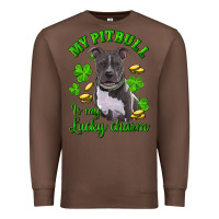 Chestnut st patricks day my pitbuli my lucky charm Premium Sweatshirt - RanaPortraitStore