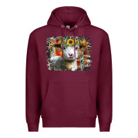 Sunflower Sheep Premium Hoodie | Teevron