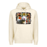Tofu sunflower sheep Premium Hoodie - RacoonDesign