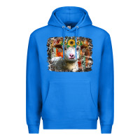 True Royal sunflower sheep Premium Hoodie - RacoonDesign