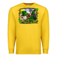 Lemon st patricks day cows Premium Sweatshirt - RanaPortraitStore