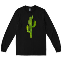 Black cactus Long Sleeve Tee - BarkalooDesign