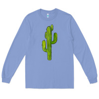 Colony Blue cactus Long Sleeve Tee - BarkalooDesign
