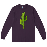 Plum cactus Long Sleeve Tee - BarkalooDesign