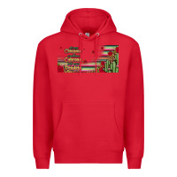 Red always chingona 16oz libbey cup Premium Hoodie - HRA Design Shop