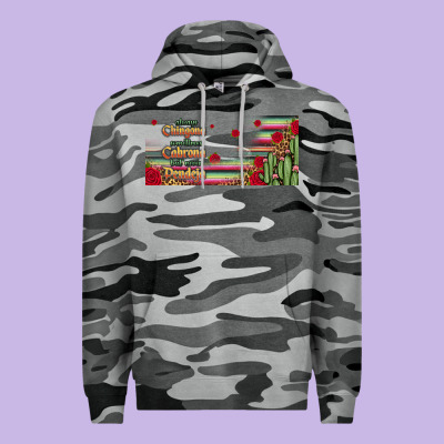 Always Chingona 16oz Libbey Cup Premium Hoodie Designed By Hra Design Shop