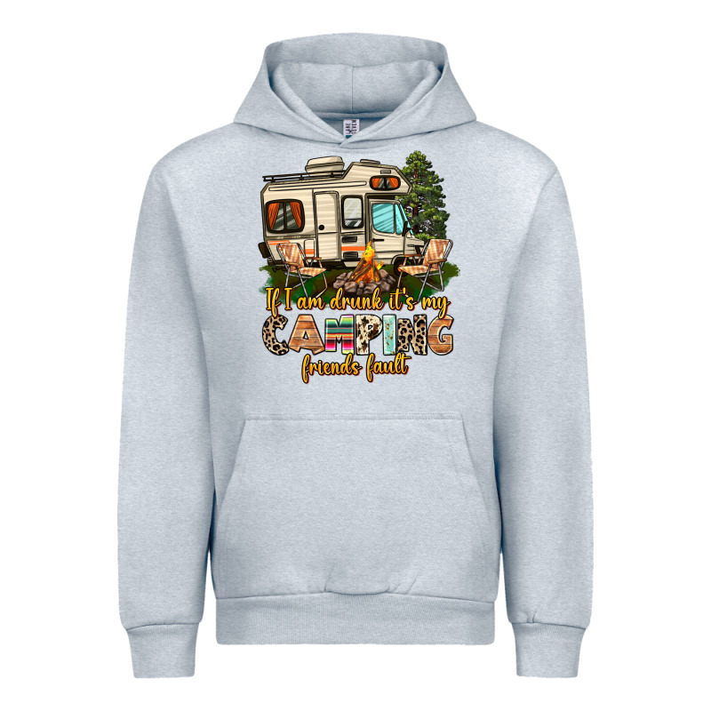 If I Am Drunk Its My Camping Friends Fault Urban Hoodie by AdoDesignShop | Teevron