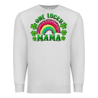 Dove Grey st patricks day one lucky mama Premium Sweatshirt - RanaPortraitStore