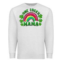 Oatmeal Heather st patricks day one lucky mama Premium Sweatshirt - RanaPortraitStore