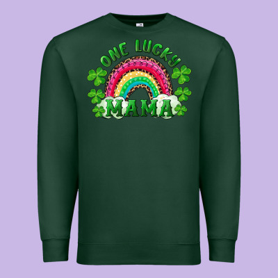 Premium Sweatshirt st patricks day one lucky mama
