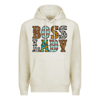 Oatmeal Heather western boss lady Premium Hoodie - HRA Design Shop