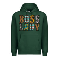 Sports Green western boss lady Premium Hoodie - HRA Design Shop