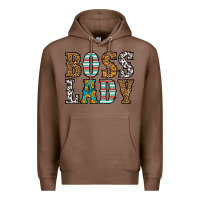 Chestnut western boss lady Premium Hoodie - HRA Design Shop