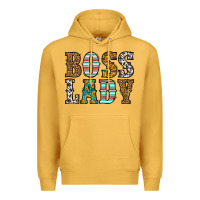 Mustard western boss lady Premium Hoodie - HRA Design Shop