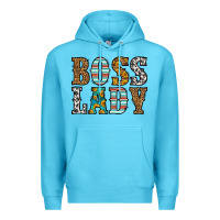 Ocean Blue western boss lady Premium Hoodie - HRA Design Shop