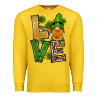 Lemon st patricks day gnomes shamrock love Premium Sweatshirt - RanaPortraitStore