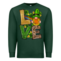 Sports Green st patricks day gnomes shamrock love Premium Sweatshirt - RanaPortraitStore