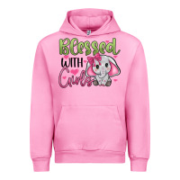 Fuchsia Pink blessed with girls Urban Hoodie - JahusDesignShop