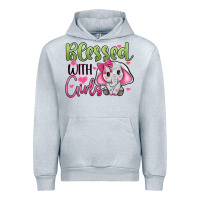 Heather Grey blessed with girls Urban Hoodie - JahusDesignShop